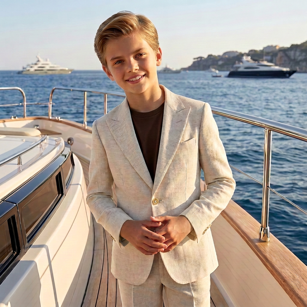 Vintage Elegance Boys Suit-3