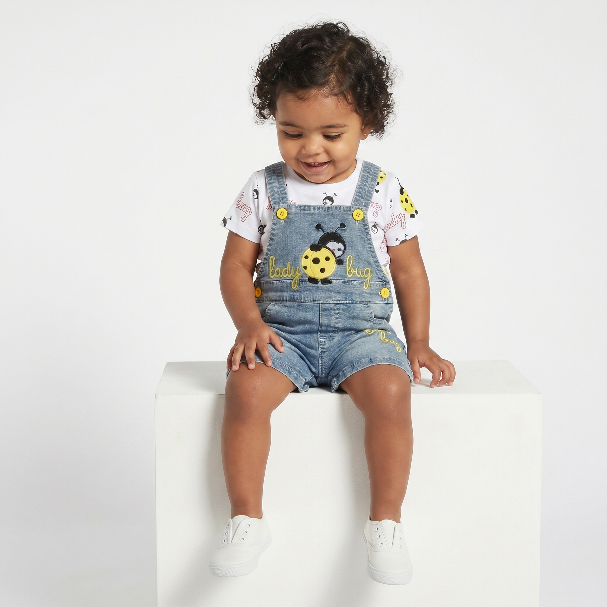 Denim Series – Ladybug Baby Set-1