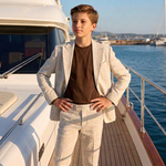 Vintage Elegance Boys Suit-0