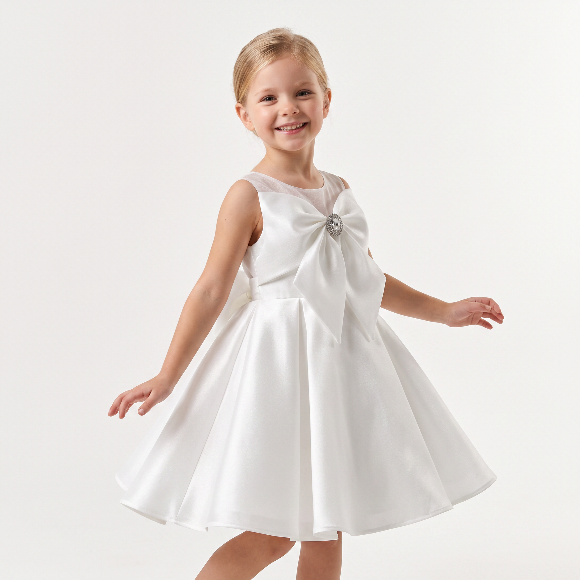 Sofia Bow Girls Formal Dress-2