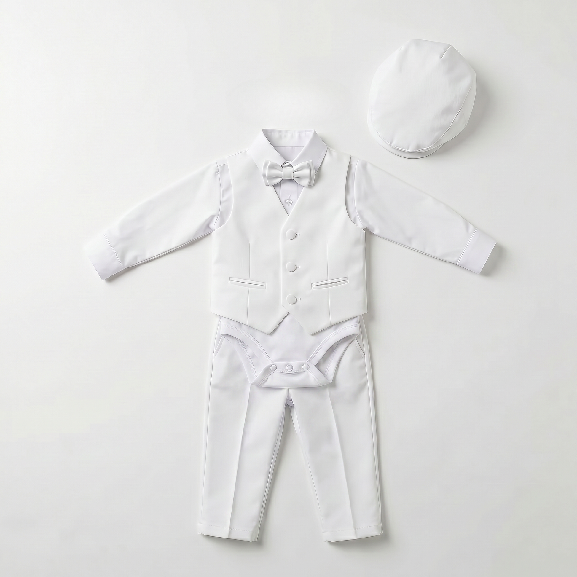 Alessio Baby Vest Set & Hat-2