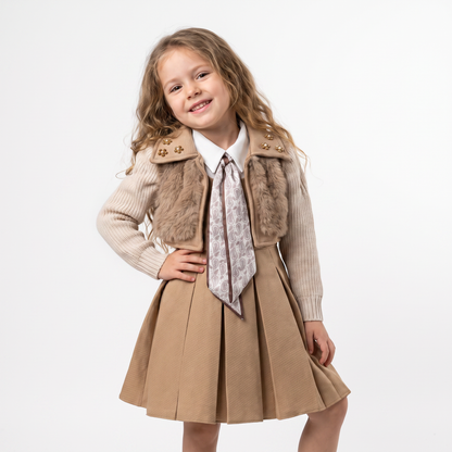 Arctic Charm Dress & Bolero Set-0