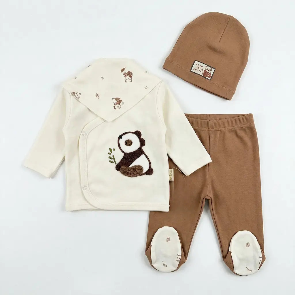 Cute Panda Newborn 5PC Set-2