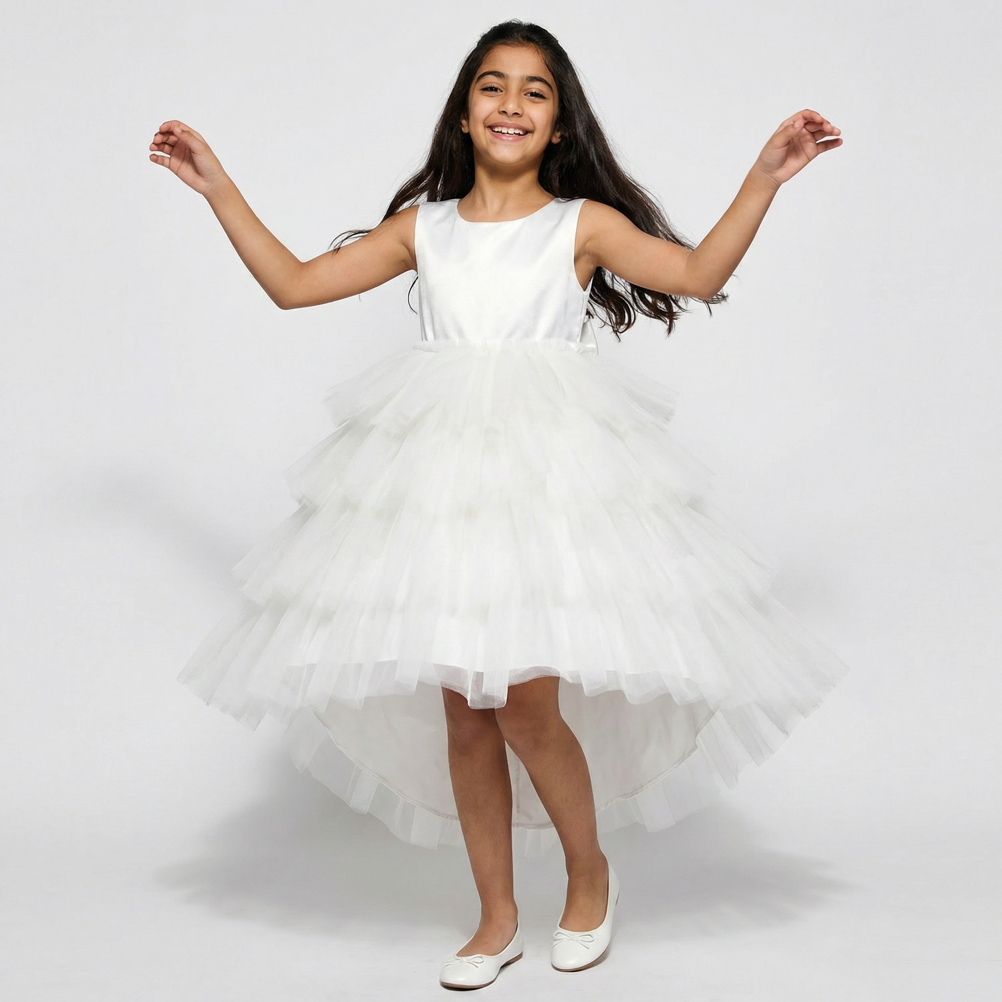 Simple Chic Girls Formal Dress-0