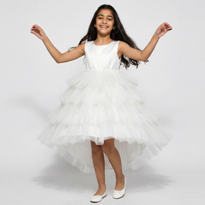 Simple Chic Girls Formal Dress-0