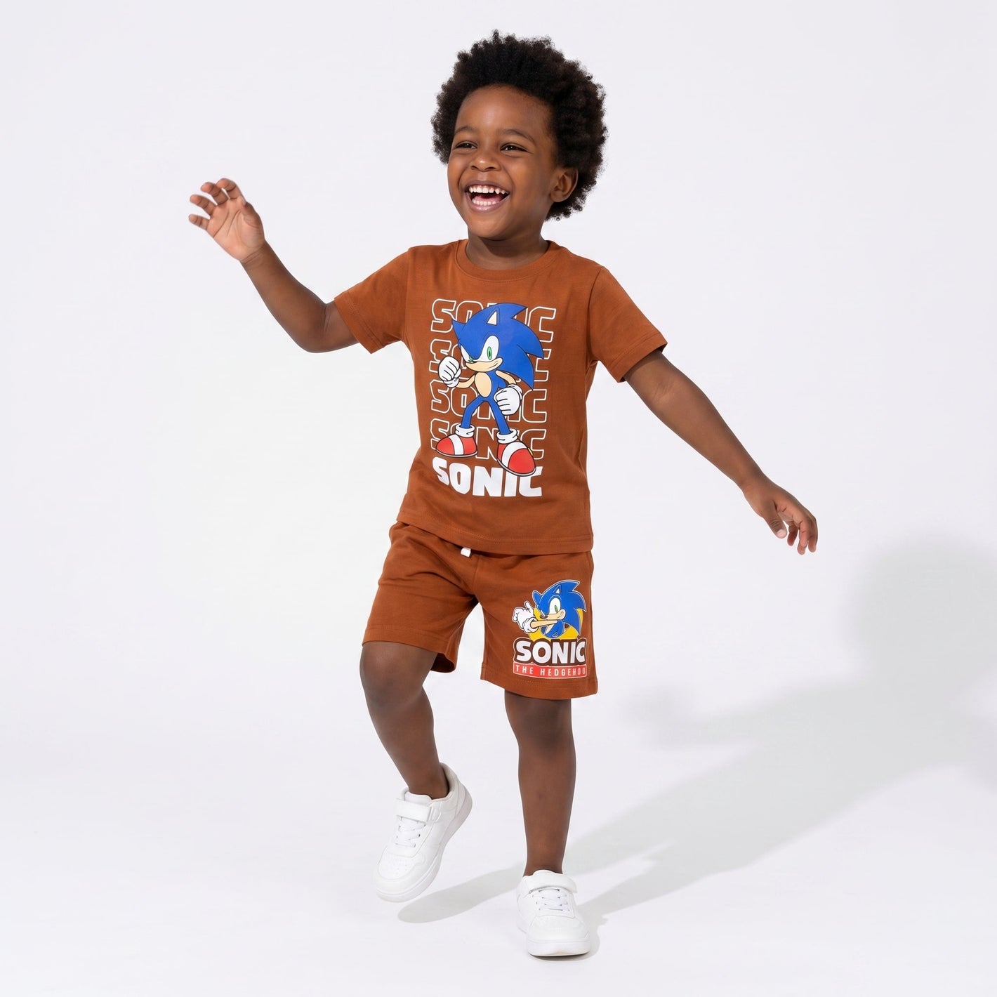 Speedy Steve Boys Shorts Set-0