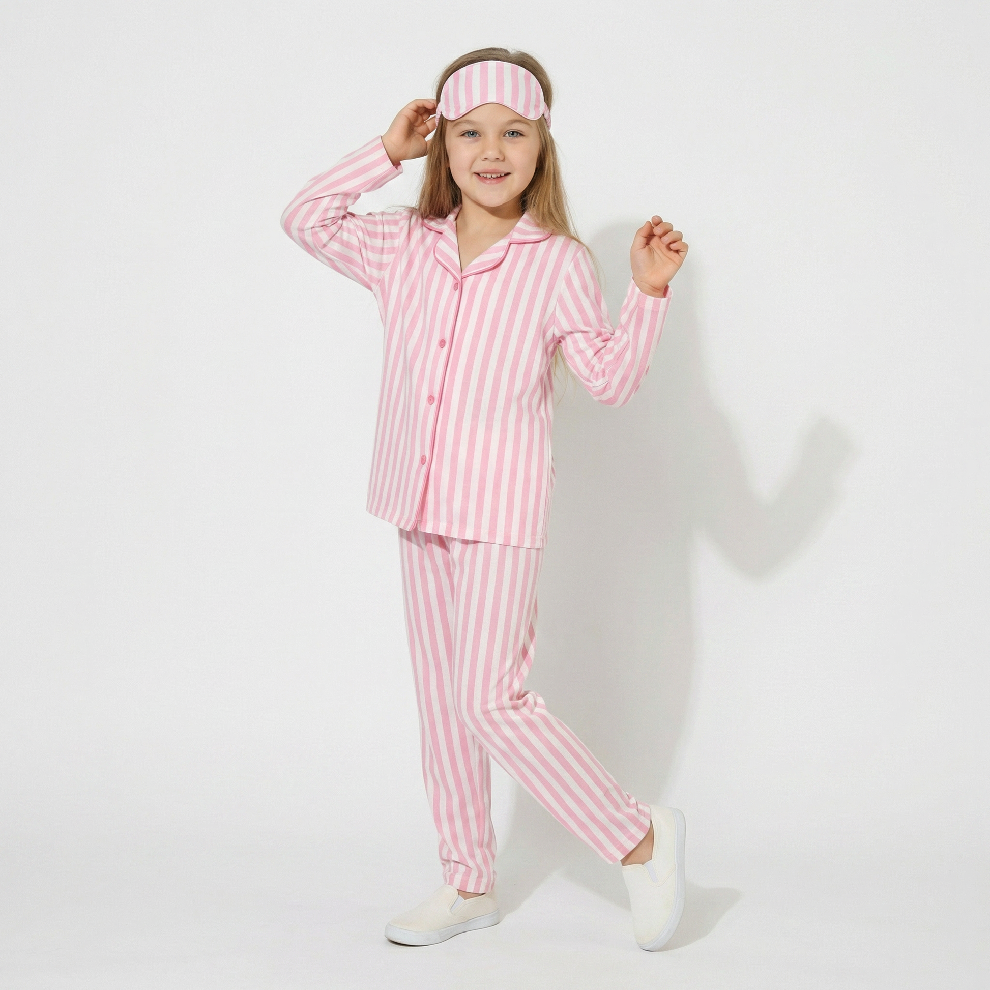Bedtime Stripe Pajama Set-0
