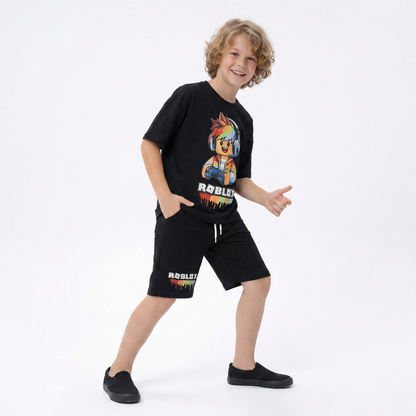 Level Up Boys Short Set-1