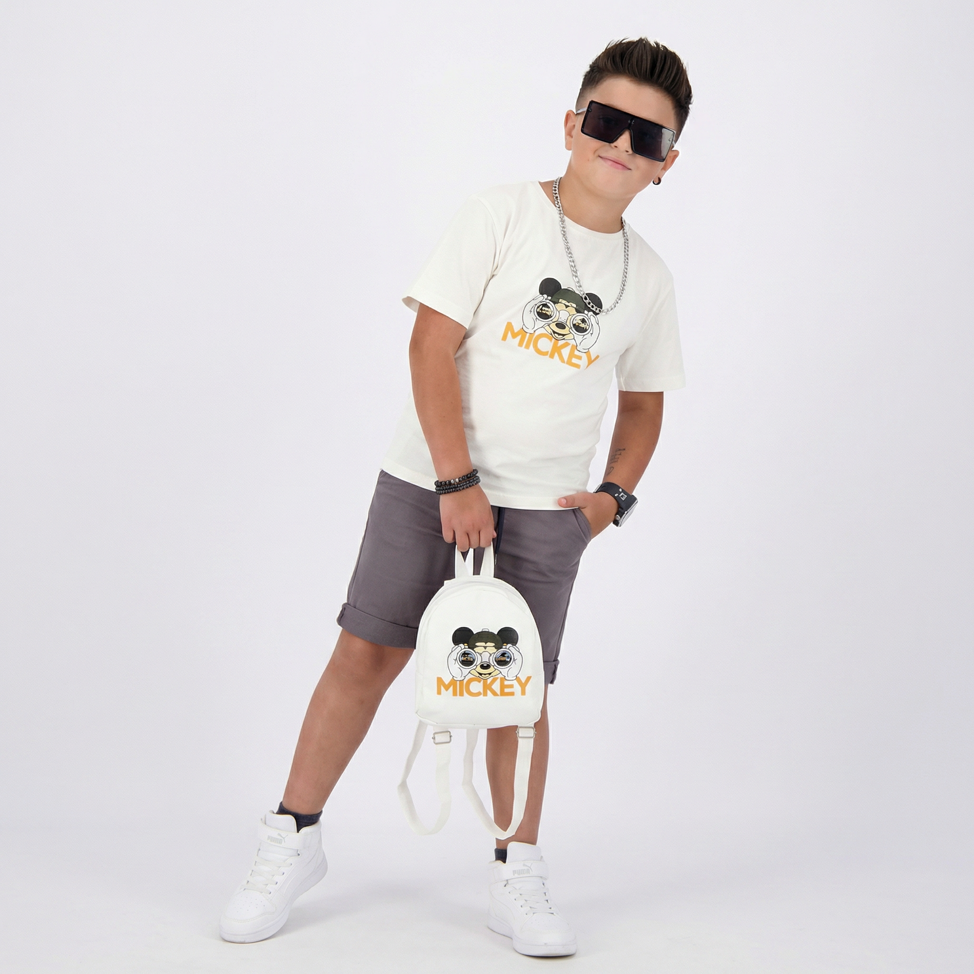 Lookout Mouse Boys Set & Bag-0