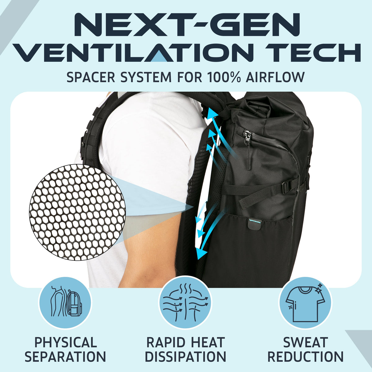 VENTAPAK VentaPak Breeze 25 backpack accessory shown in detail
