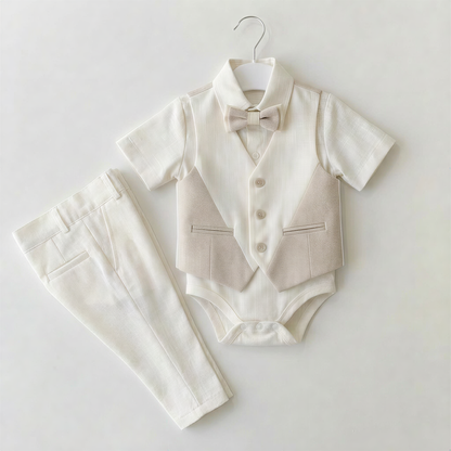 Little Duke Baby Vest Set & Hat-2
