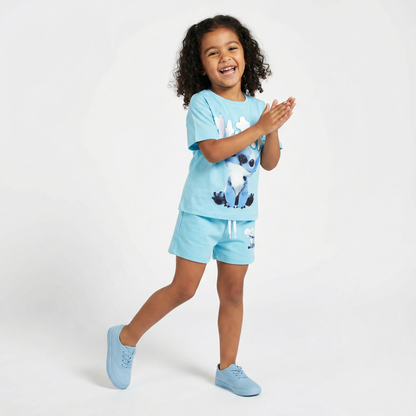 Ohana Vibes Girls Short Set-0