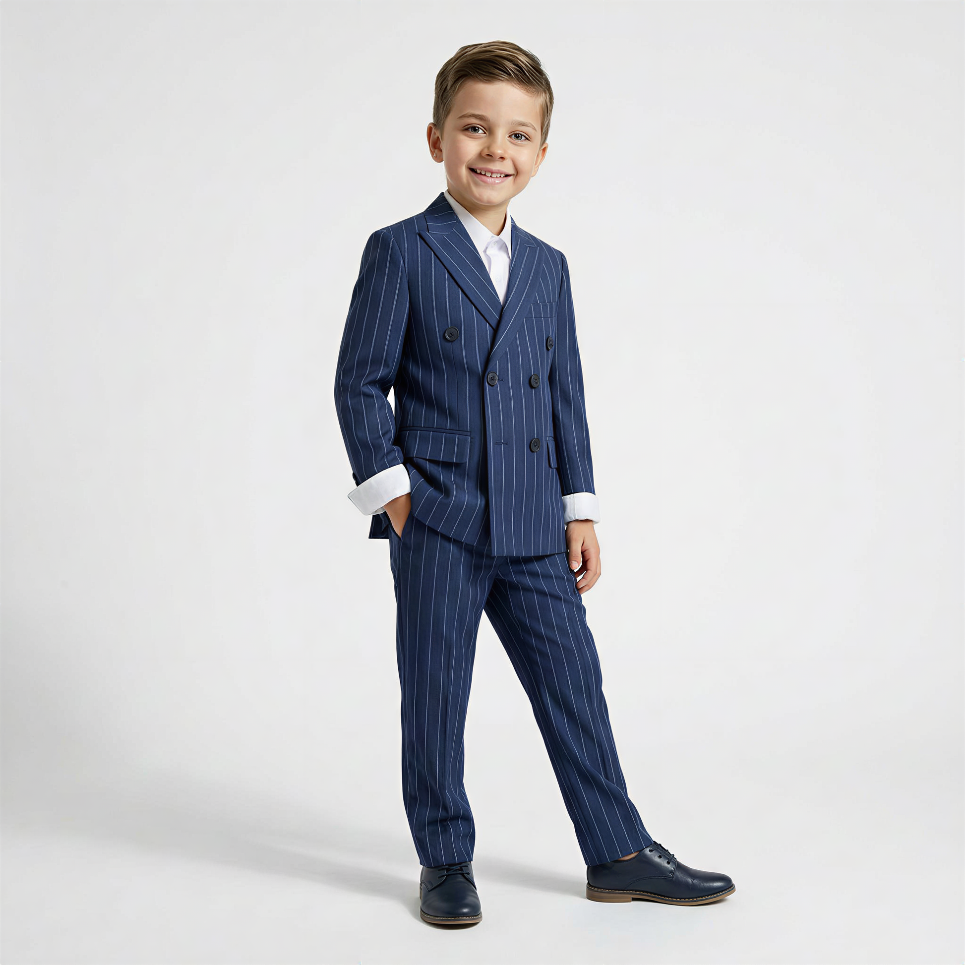 Cool Stripes Boys Suit-1