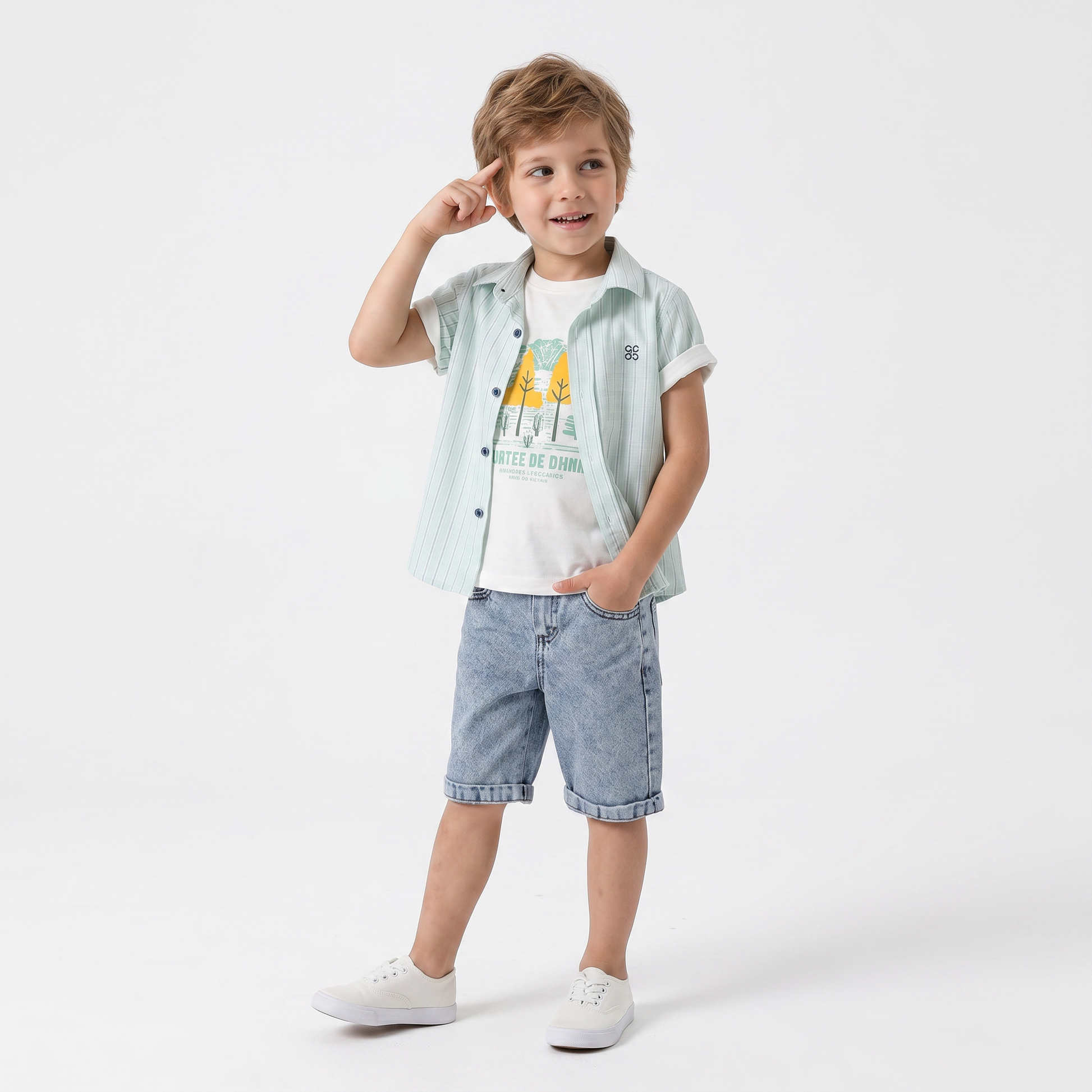 Coastal Enzo Denim Set-0