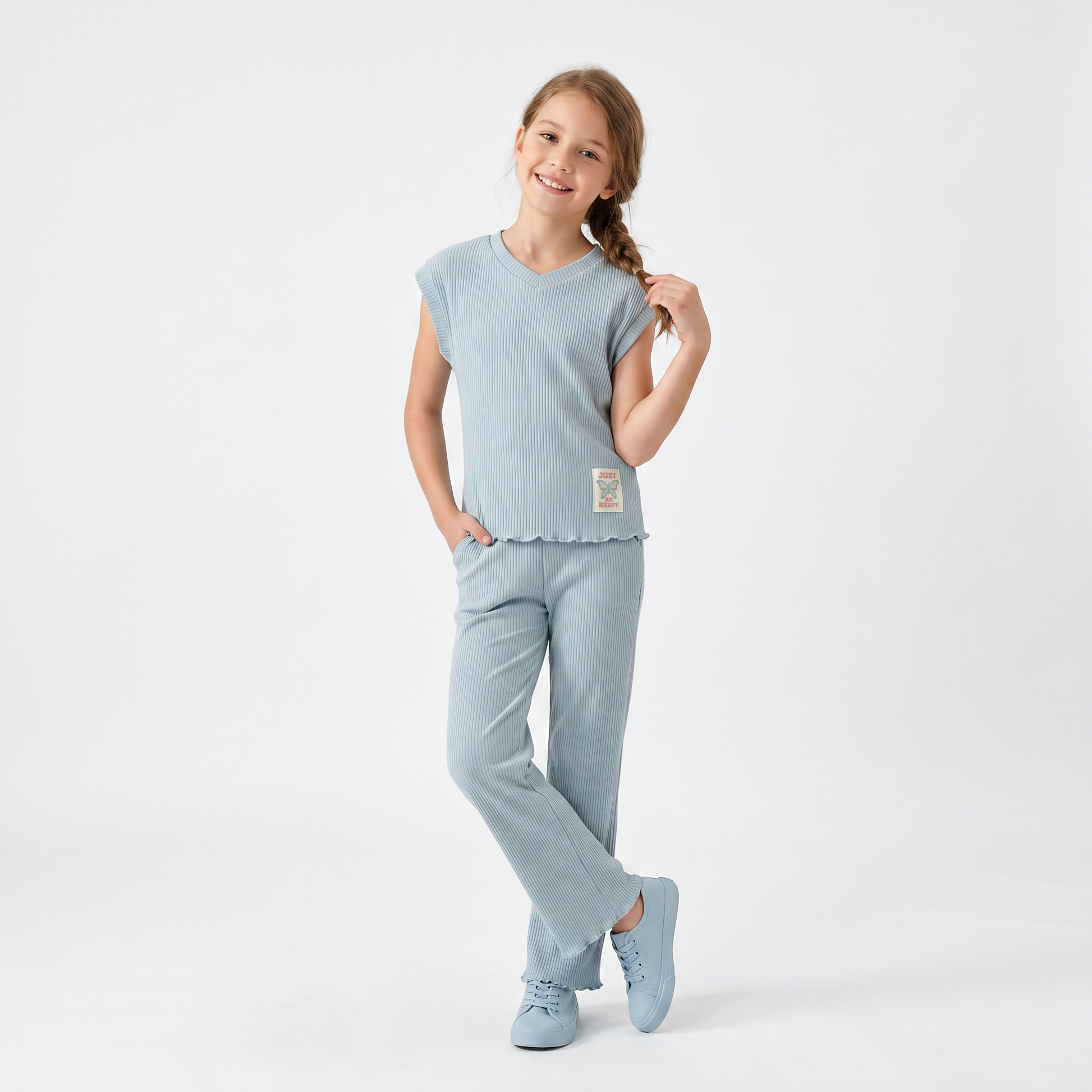 Sporty Class Girls Casual Set-1
