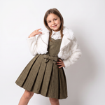 Ellie Fur Bolero Winter Dress-0
