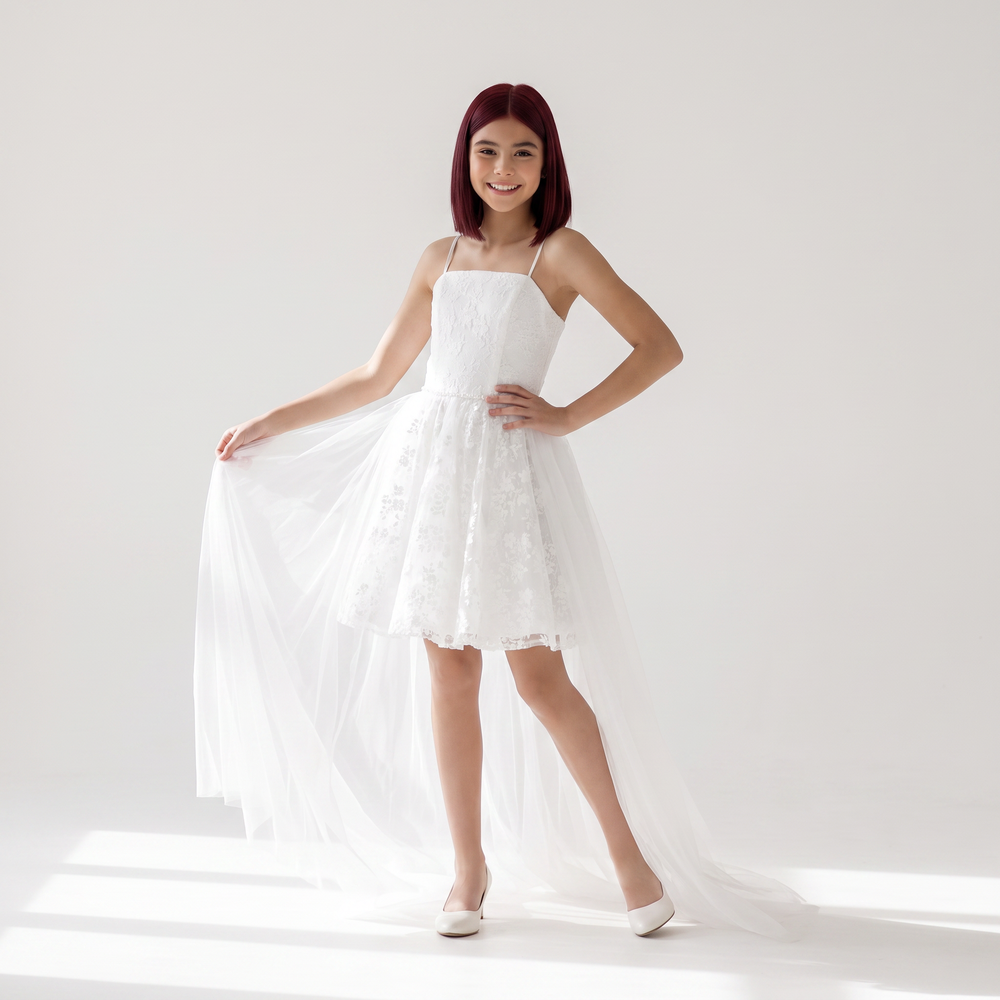 Liv's 2 in 1 Preteen High-Low Dress-1