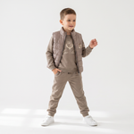 Coat of Arms Puffer Vest Set-0
