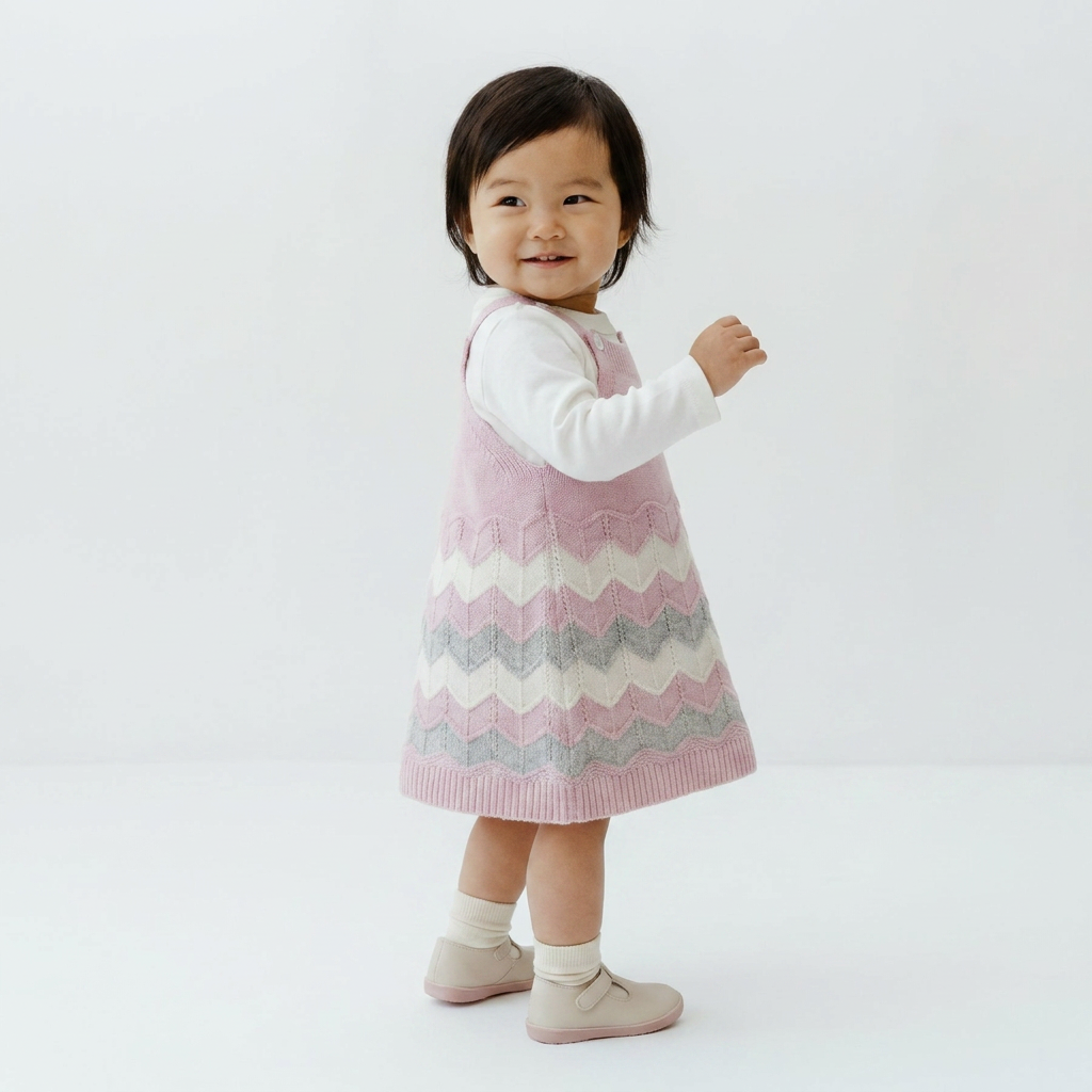 Knitted Princess Overall Set-1