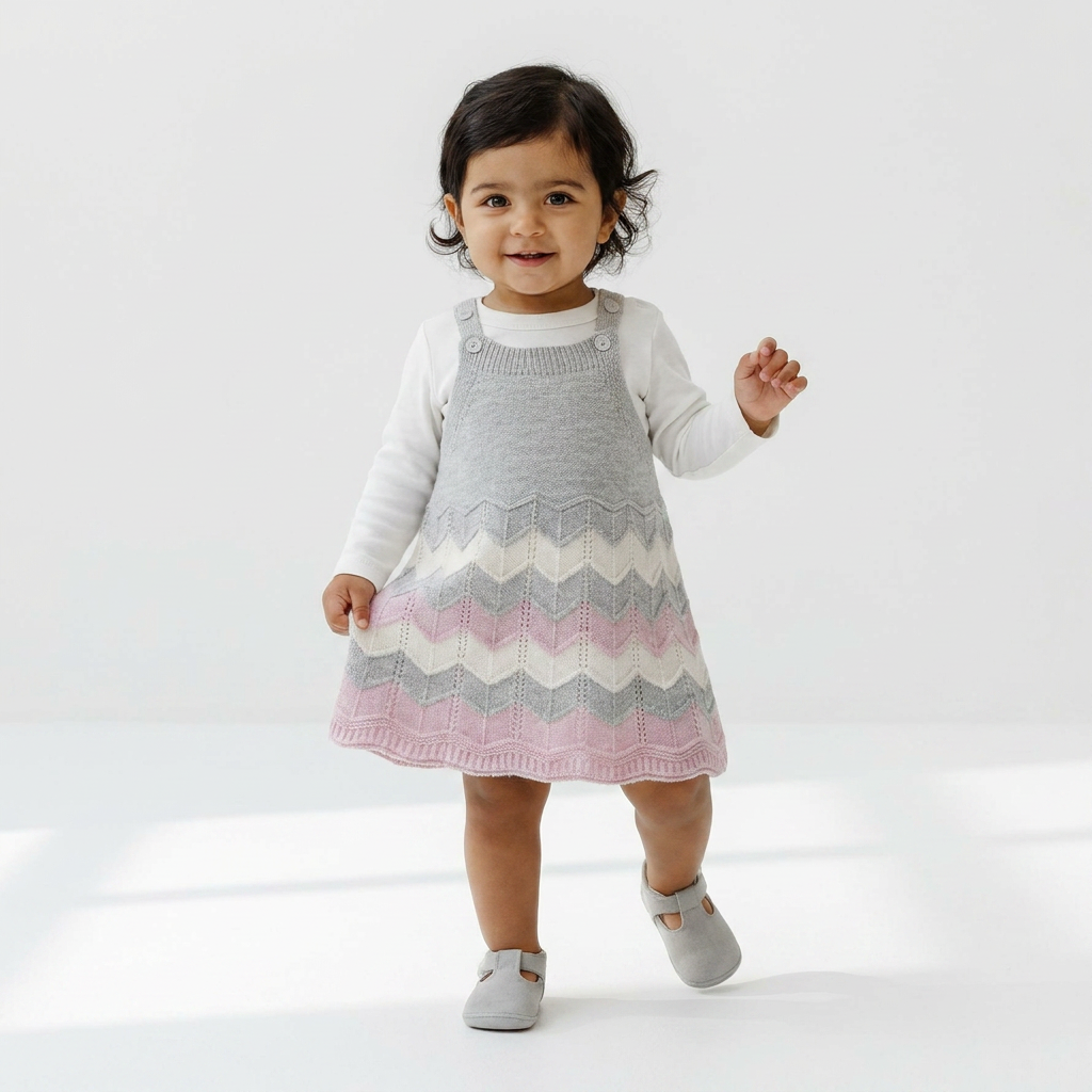 Knitted Princess Overall Set-2