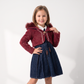 Royal Charm Bolero & Denim Dress Set-1