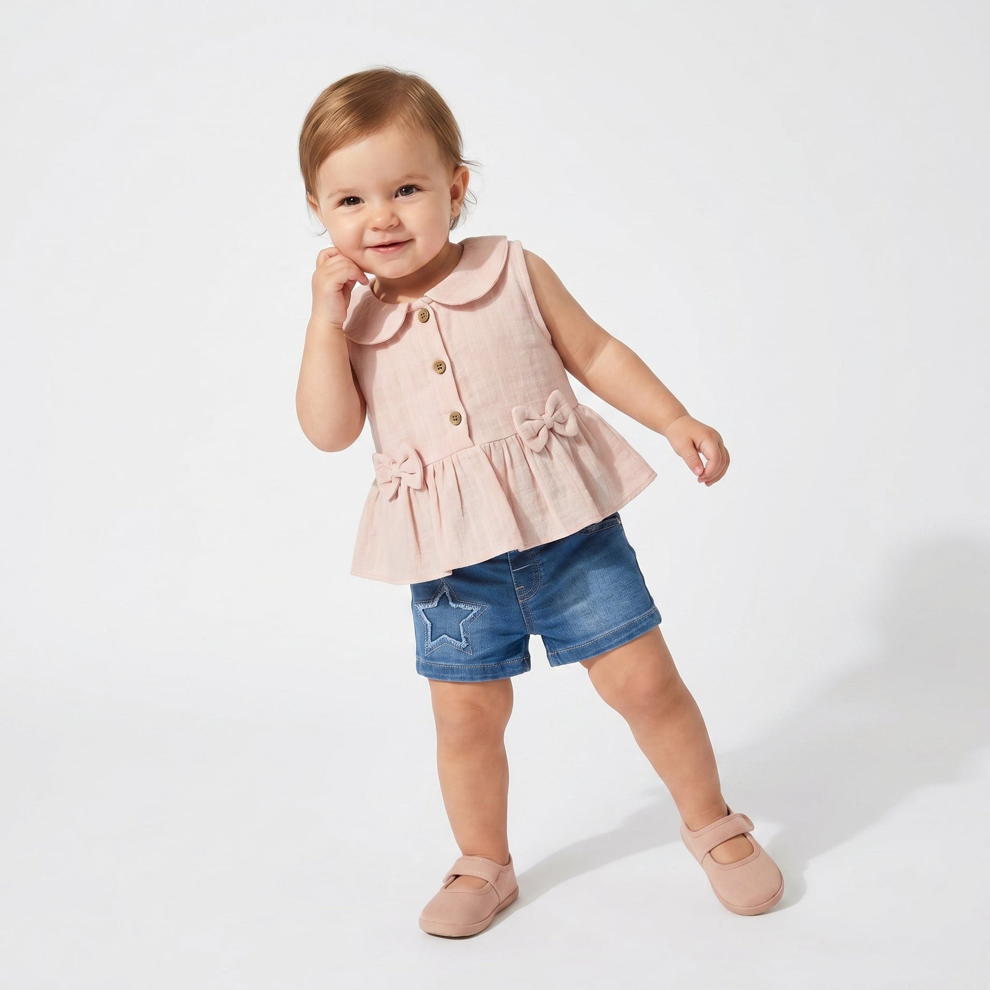 Denim Dalia Baby Girl Set-1