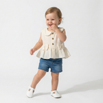 Denim Dalia Baby Girl Set-0