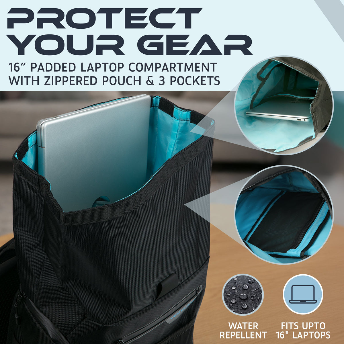 VENTAPAK VentaPak Breeze 25 backpack accessory, close-up product view