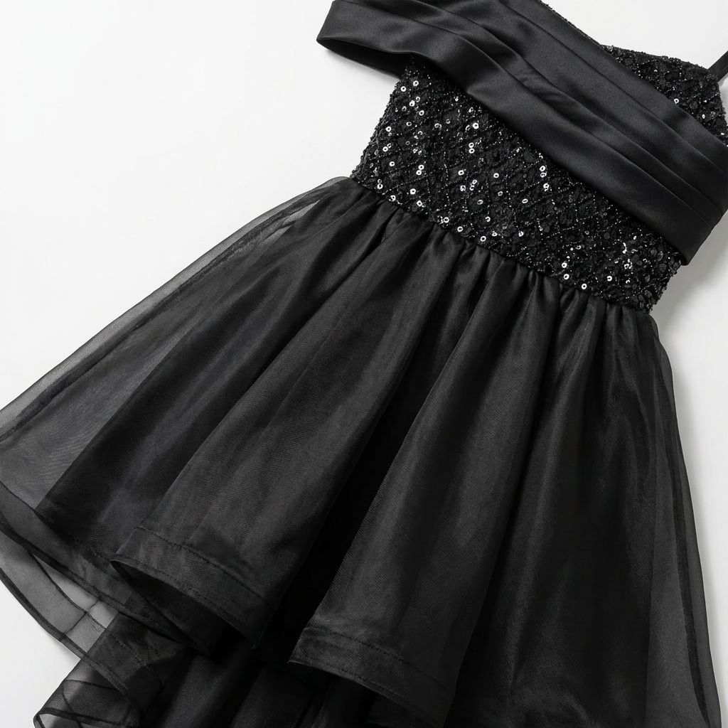 Little Aria Girls High-Low Preteen Dress-4