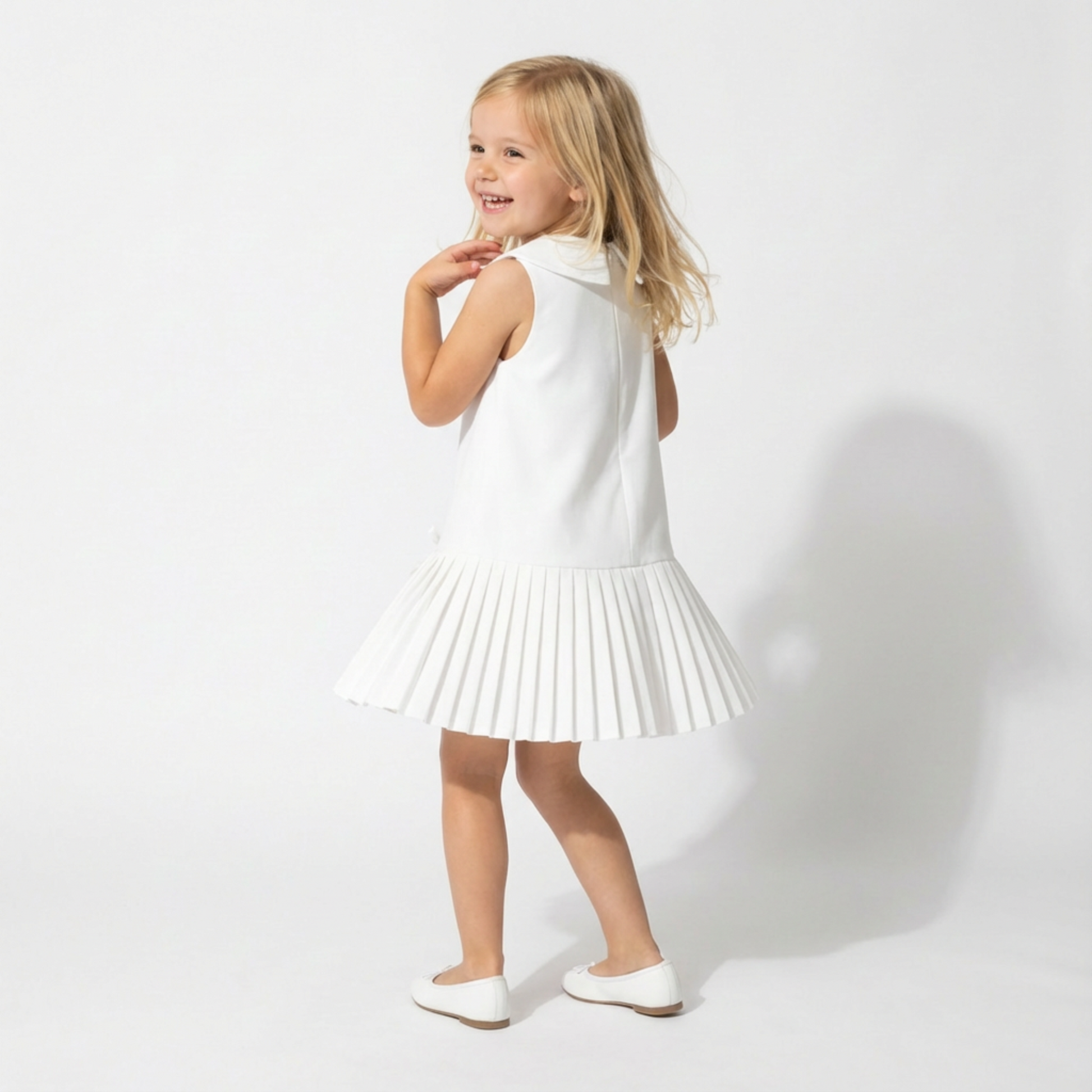 Classic Paris Pleat Dress-3