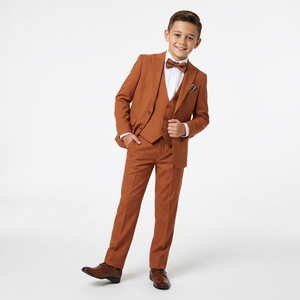 Pre-Order: Richie Rich Terracotta 5PC Suit-0
