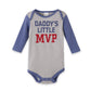Daddy’s Little MVP Baby Bodysuit – Cotton Sports Outfit