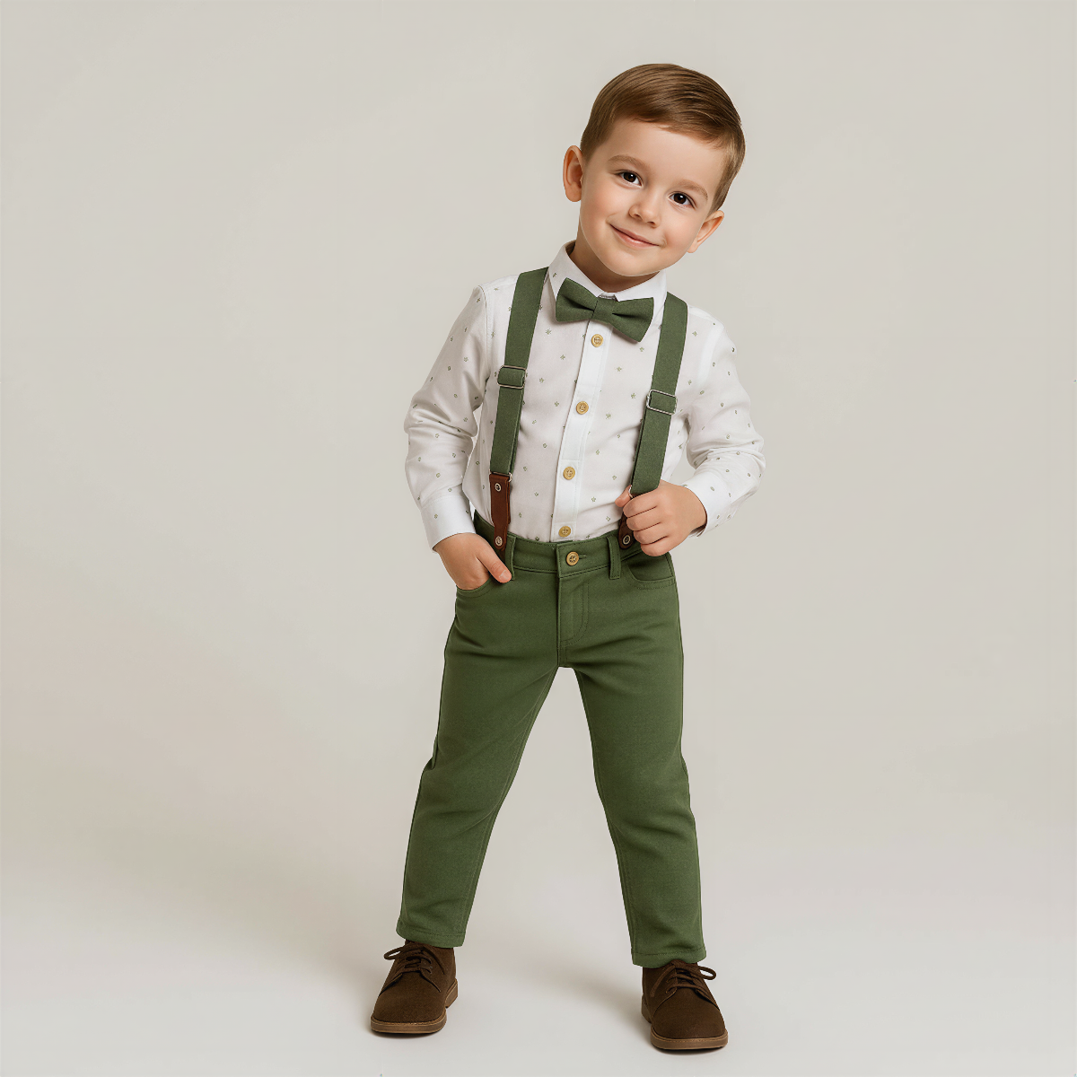 Biggie Boys Dressy Suspender Set - Farnelli