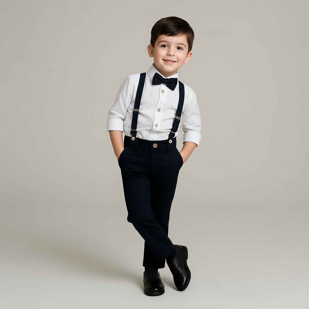 Biggie Boys Dressy Suspender Set - Farnelli