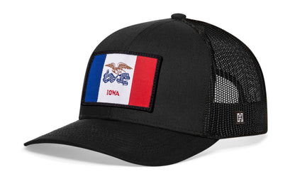 Iowa Flag Trucker Hat  |  IA Snapback