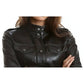 Isabella Women’s Black Leather Jacket