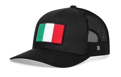 Italy Flag Trucker Hat  |  Italian Snapback