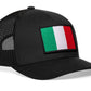 Italy Flag Trucker Hat  |  Italian Snapback