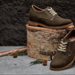CALTO - J1311 - 3 Inches Taller (Sardine Grey) - Business Casual Leather Derbies
