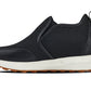 CALTO - J1433  - 3.3 Inches Taller (Black) - Casual Chunky Sole Sneaker Loafers