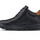 CALTO - J1580  - 2.6 Inches Taller (Black/Black Sole) - Lightweight Casual Walkers