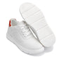 CALTO - J1581  - 2.6 Inches Taller (White) - Lightweight Casual Walkers