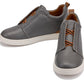 CALTO - J1935  - 2.6 Inches Taller (Grey) - Slip-On Snoafers