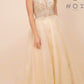 CLEARANCE - Nox Anabel J411 Embellished Formal Ball Gown Crisscross Back (Size 4)
