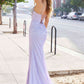 Ladivine J4304 Dress Fitted Pastel Glitter Corset Prom Gown