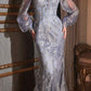 Cinderella Divine J816 Removable Long Sleeve Off the Shoulder Gown