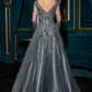 Ladivine J883 Mother of the Bride A-Line Ball Gown Long Sleeve