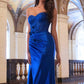 Ladivine J884 Dress Strapless Fitted Satin Corset Gown