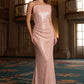 Ladivine J904 Strapless Sequin Fitted Gown Formal Evening Dress