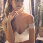 Nox Anabel JE953 Long Sweetheart Neck A-Line Gown Off Shoulder with Slit